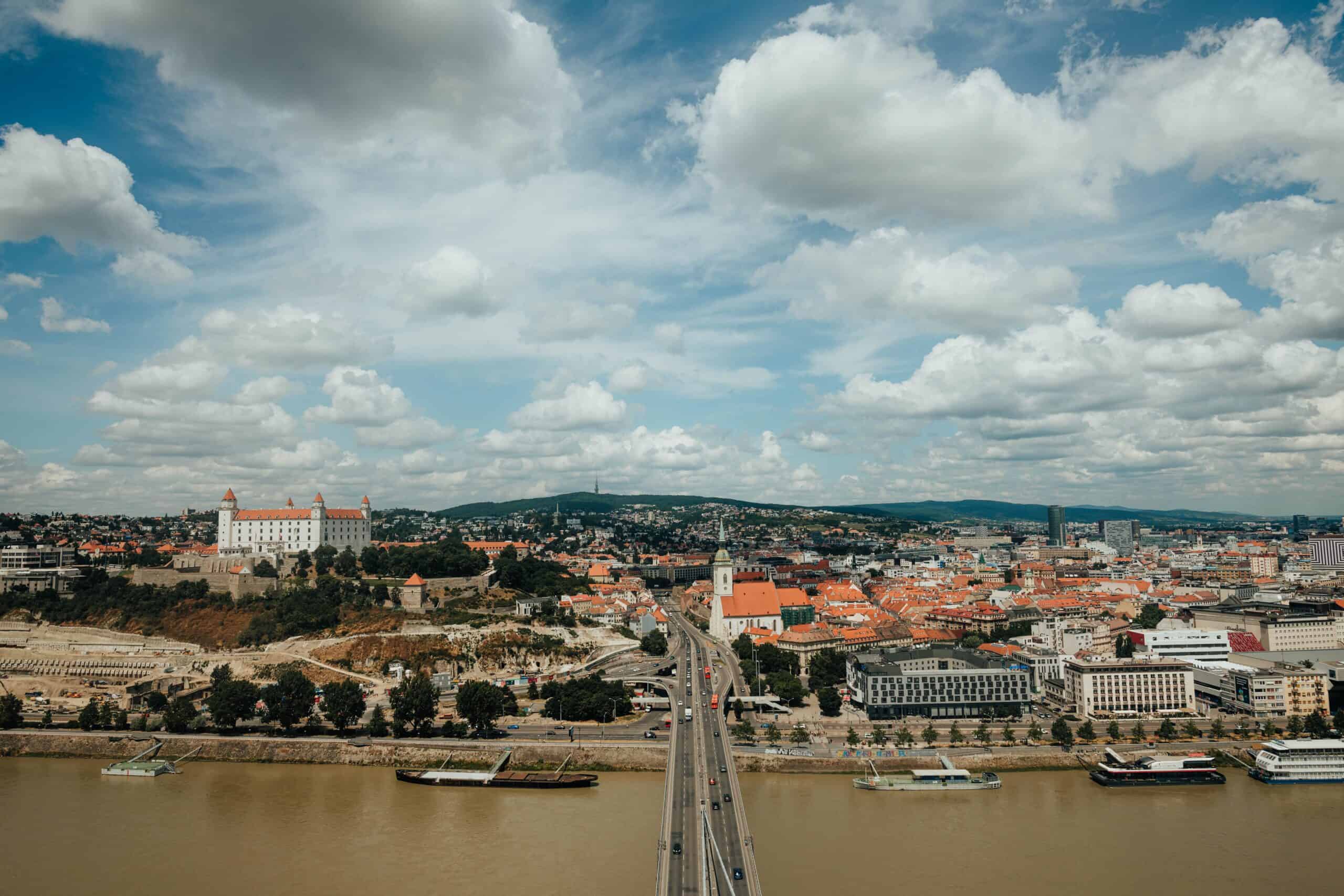 Aerial Shot of Slovakia