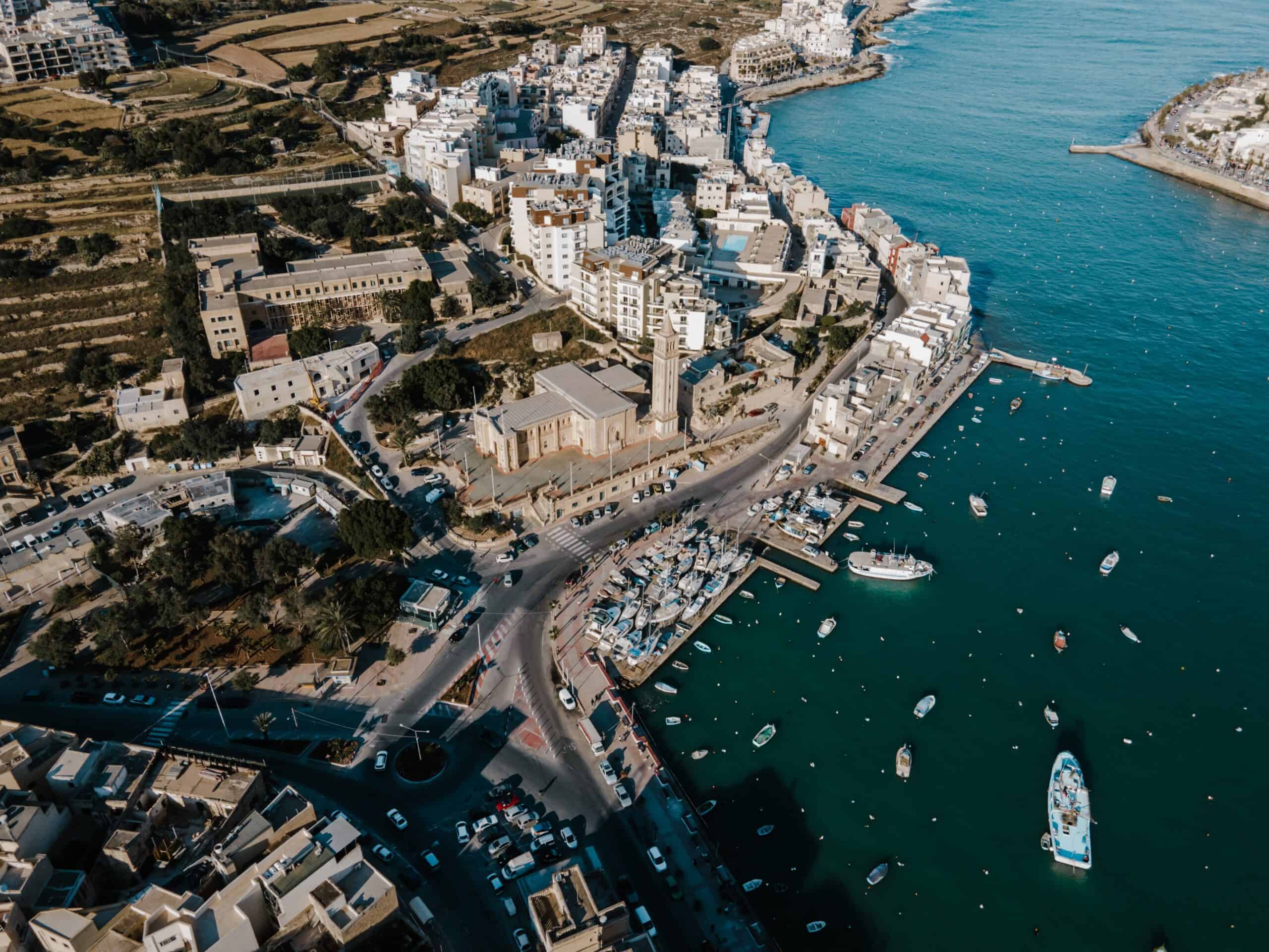 Aerial Shot of Malta